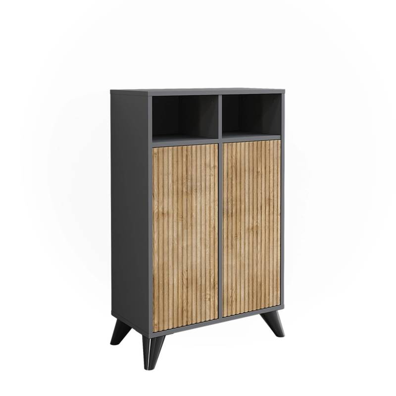 Vicco Midischrank Leano Anthrazit/Bergeiche 60 x 97 cm mit 2 Türen Vicco Midischrank Leano Anthrazit/Bergeiche 60 x 97 cm mit 2 Türen von Vicco