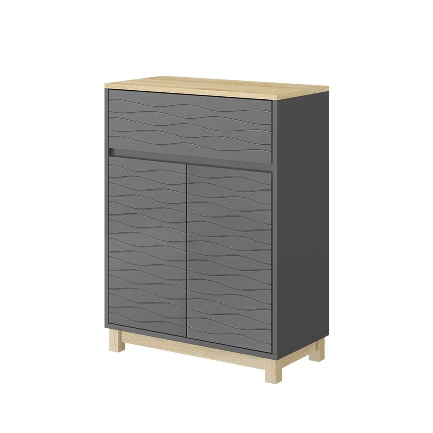 Vicco Midischrank Livia Anthrazit 60 x 80 cm mit Schublade Vicco Midischrank Livia Anthrazit 60 x 80 cm mit Schublade von Vicco
