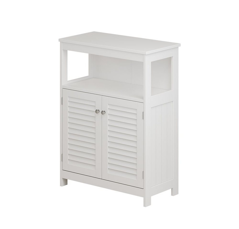 Vicco Midischrank Riad, Weiß, 60 x 80 cm mit Türen und offenem Fach Vicco Midischrank Riad, Weiß, 60 x 80 cm mit Türen und offenem Fach von Vicco