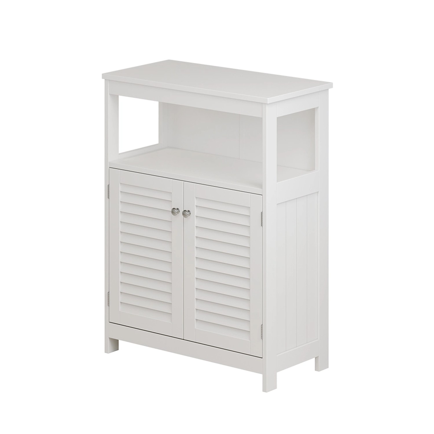 Vicco Midischrank Riad Weiß 60 x 80 cm mit Türen und offenem Fach Vicco Midischrank Riad Weiß 60 x 80 cm mit Türen und offenem Fach von Vicco