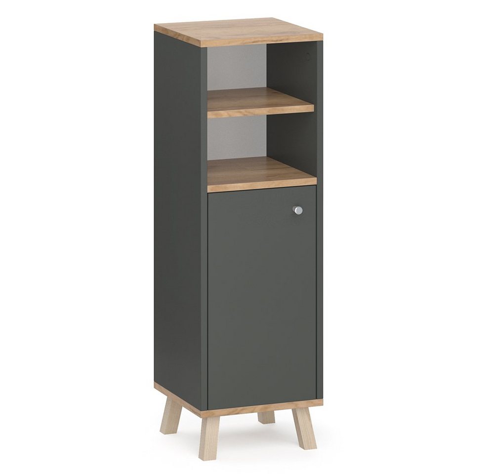 Vicco Midischrank Senyo, Anthrazit/Goldkraft Eiche, 30 x 95 cm Vicco Midischrank Senyo, Anthrazit/Goldkraft Eiche, 30 x 95 cm von Vicco