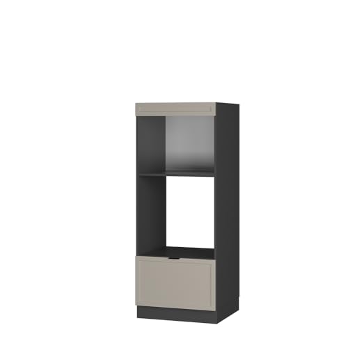 Vicco Mikrowellenschrank Fame-Line, Küchenregal für die Mikrowelle, GrauBeige, 60 cm offen Vicco Mikrowellenschrank Fame-Line, Küchenregal für die Mikrowelle, GrauBeige, 60 cm offen von Vicco