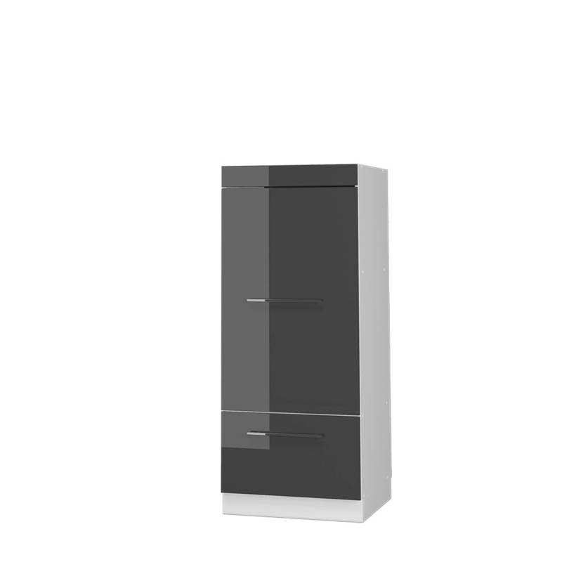 Vicco Mikrowellenschrank Fame-Line Küchenregal für die Mikrowelle Anthrazit Hochglanz/Weiß 60 cm von Vicco