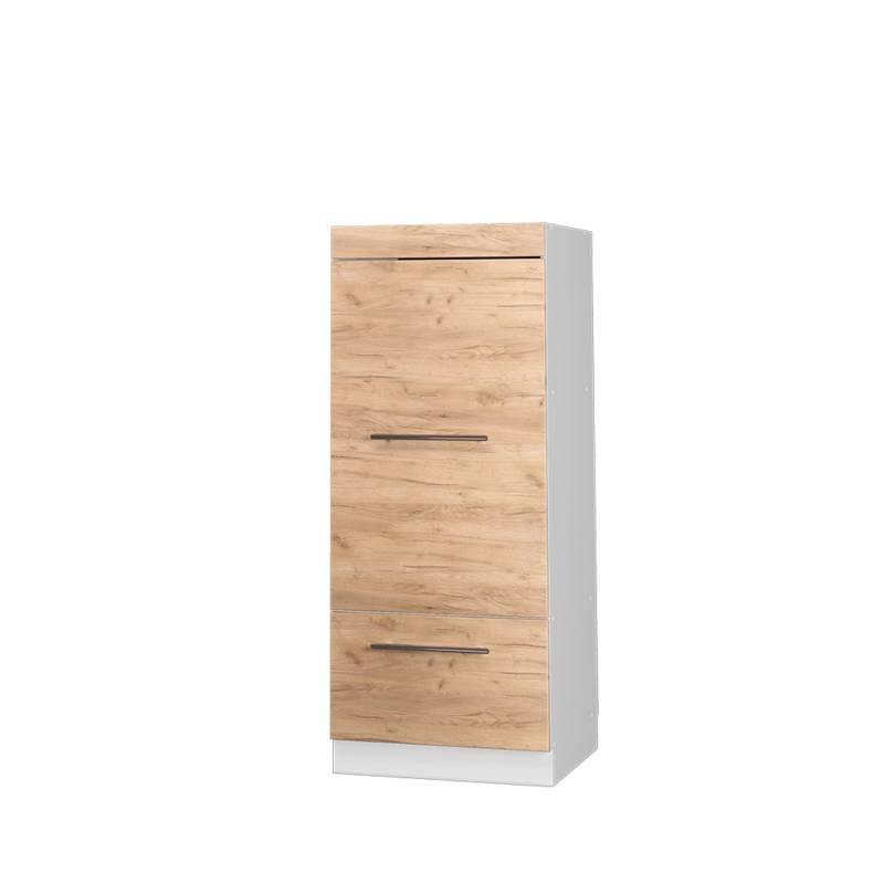 Vicco Mikrowellenschrank Fame-Line Küchenregal für die Mikrowelle Goldkraft Eiche/Weiß 60 cm von Vicco
