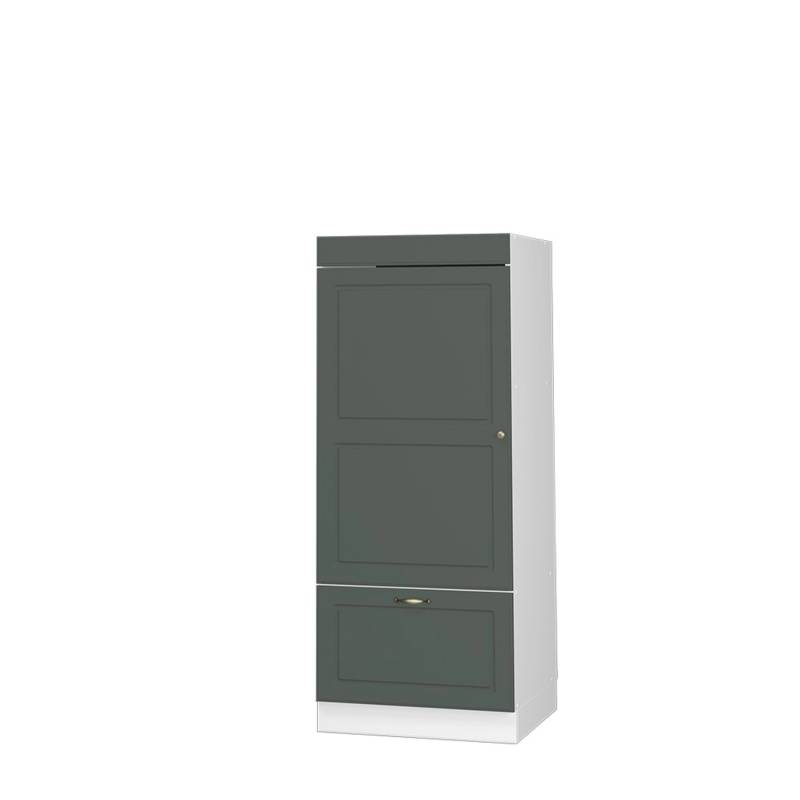 Vicco Mikrowellenschrank Fame-Line Küchenregal für die Mikrowelle Grün-Gold Landhaus/Weiß 60 cm von Vicco