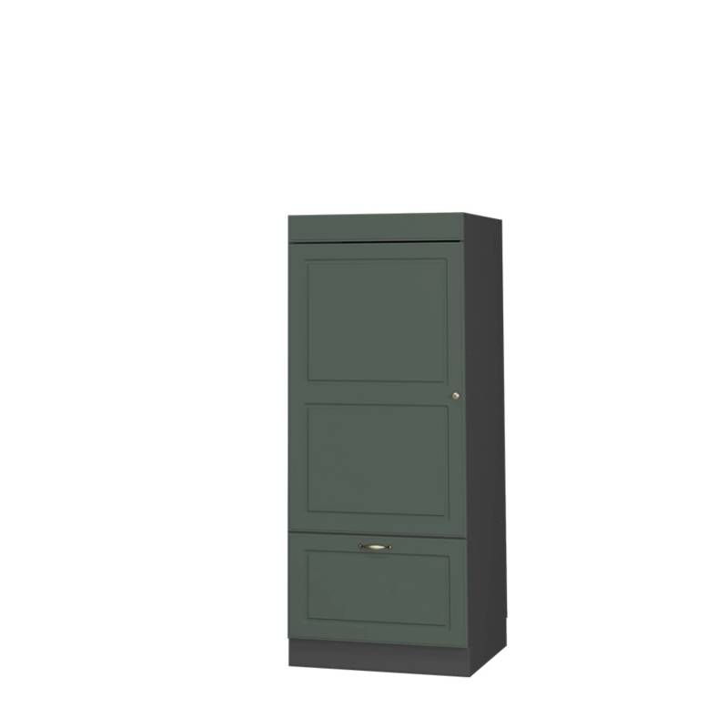 Vicco Mikrowellenschrank Fame-Line Küchenregal für die Mikrowelle Grün-Gold Landhaus 60 cm von Vicco