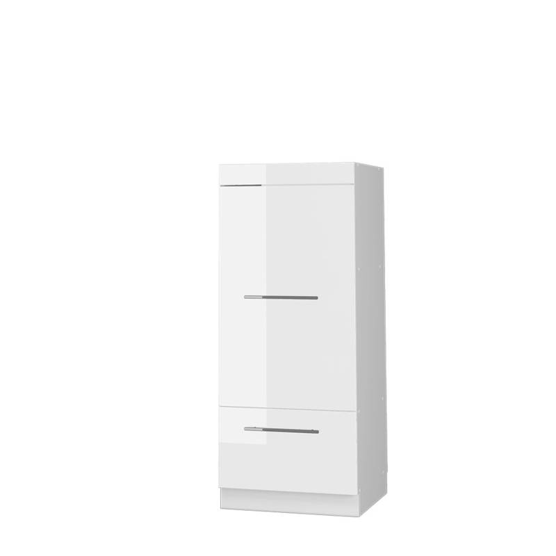 Vicco Mikrowellenschrank Fame-Line Küchenregal für die Mikrowelle Weiß Hochglanz/Weiß 60 cm von Vicco