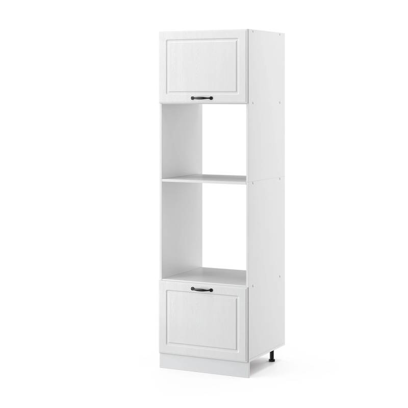 Vicco Mikrowellenschrank R-Line Küchenregal für die Mikrowelle Weiß Landhaus/Weiß 60 cm von Vicco