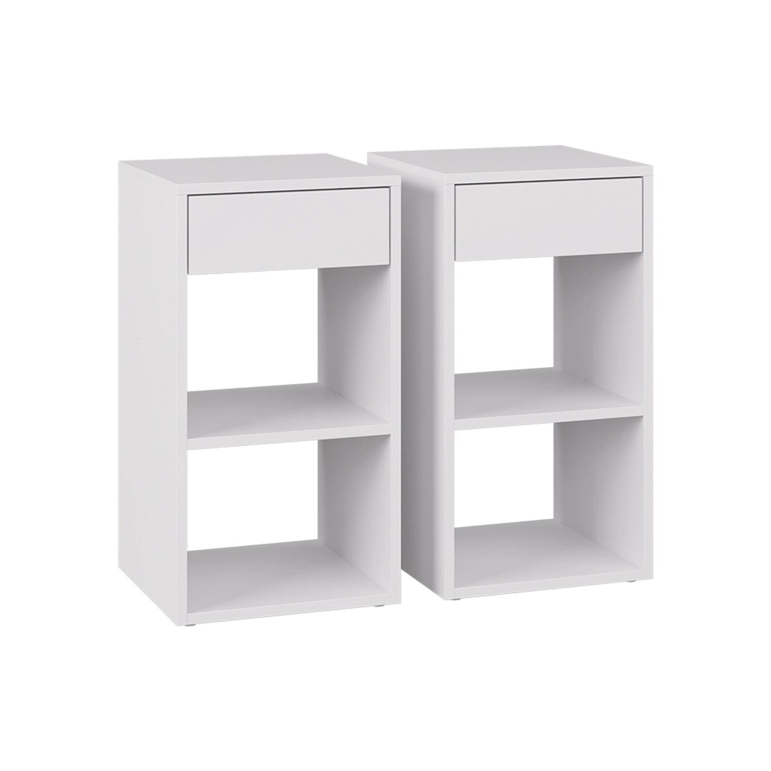 Vicco Nachttisch Dany Weiß 35 x 65 2er Set Vicco Nachttisch Dany Weiß 35 x 65 2er Set von Vicco