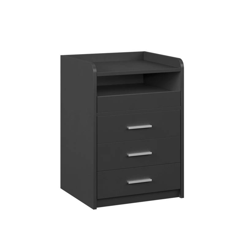 Vicco Nachttisch Edis Anthrazit 45 x 64 mit 3 Schubladen Vicco Nachttisch Edis Anthrazit 45 x 64 mit 3 Schubladen von Vicco