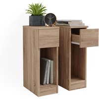 Vicco - Nachttisch Enton, Sonoma, 20 x 59.5 cm 2er Set Vicco - Nachttisch Enton, Sonoma, 20 x 59.5 cm 2er Set von Vicco