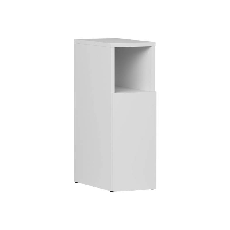 Vicco Nachttisch Enton Weiß 20 x 60 mit 1 Tür von Vicco