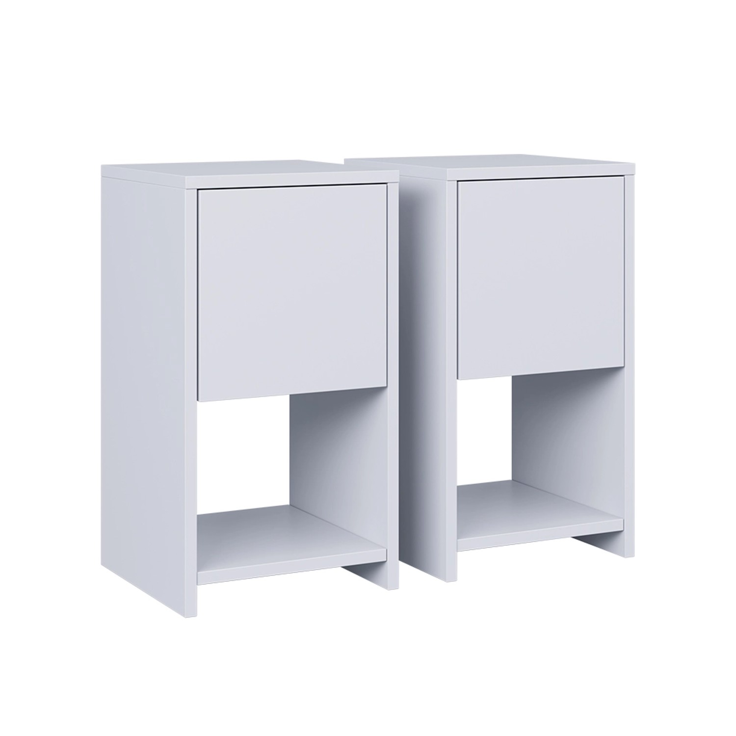 Vicco Nachttisch Evo Weiß 30 x 55 2er Set Vicco Nachttisch Evo Weiß 30 x 55 2er Set von Vicco