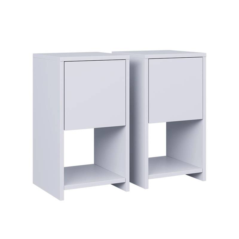 Vicco Nachttisch Evo Weiß 30 x 55 2er Set Vicco Nachttisch Evo Weiß 30 x 55 2er Set von Vicco