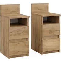 Vicco - Nachttisch Monty, Goldkraft Eiche, 25 x 59.1 cm 2er Set Vicco - Nachttisch Monty, Goldkraft Eiche, 25 x 59.1 cm 2er Set von Vicco