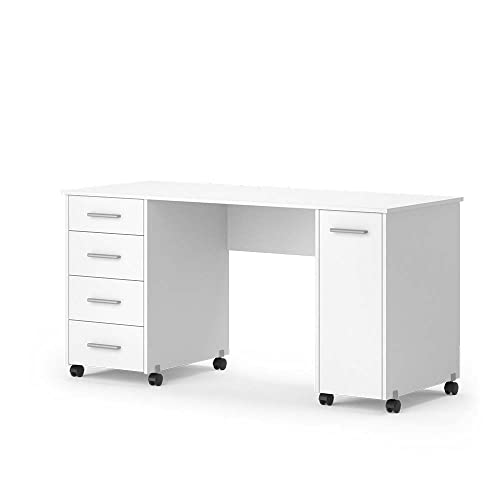 Vicco Schreibtisch Verona, Weiß, 148 x 60 cm von Vicco