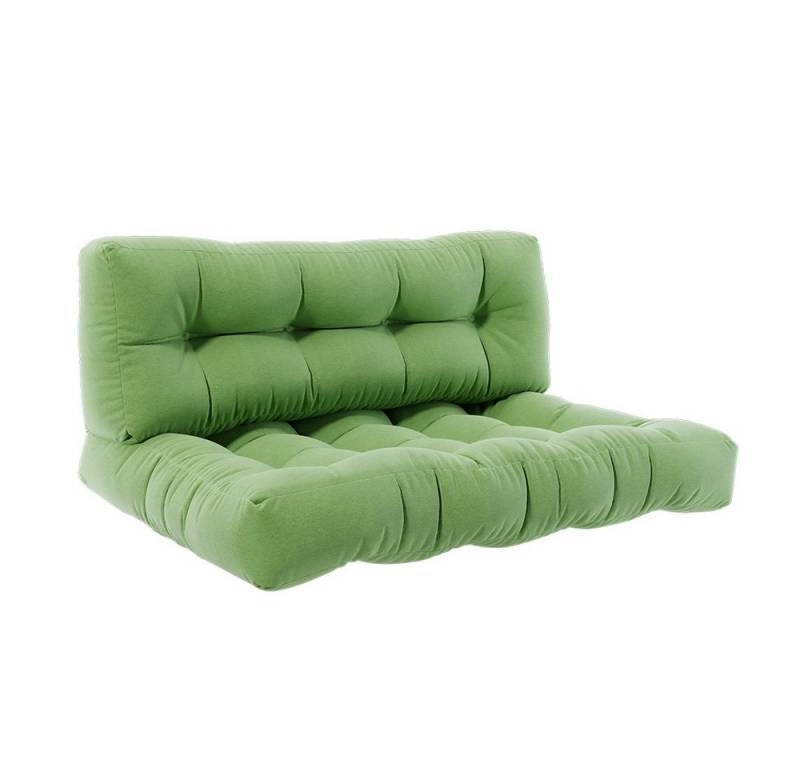 Vicco Palettenkissen Flocken, Grün, 120 x 80 cm 2 Teile von Vicco
