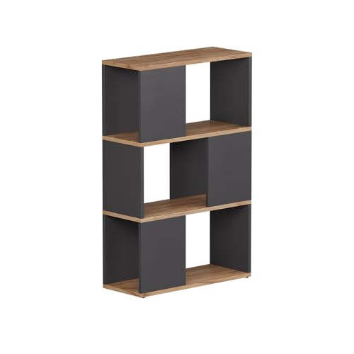 Vicco Raumteiler Eneos, Anthrazit/Goldkraft Eiche, 60 x 94 cm von Vicco