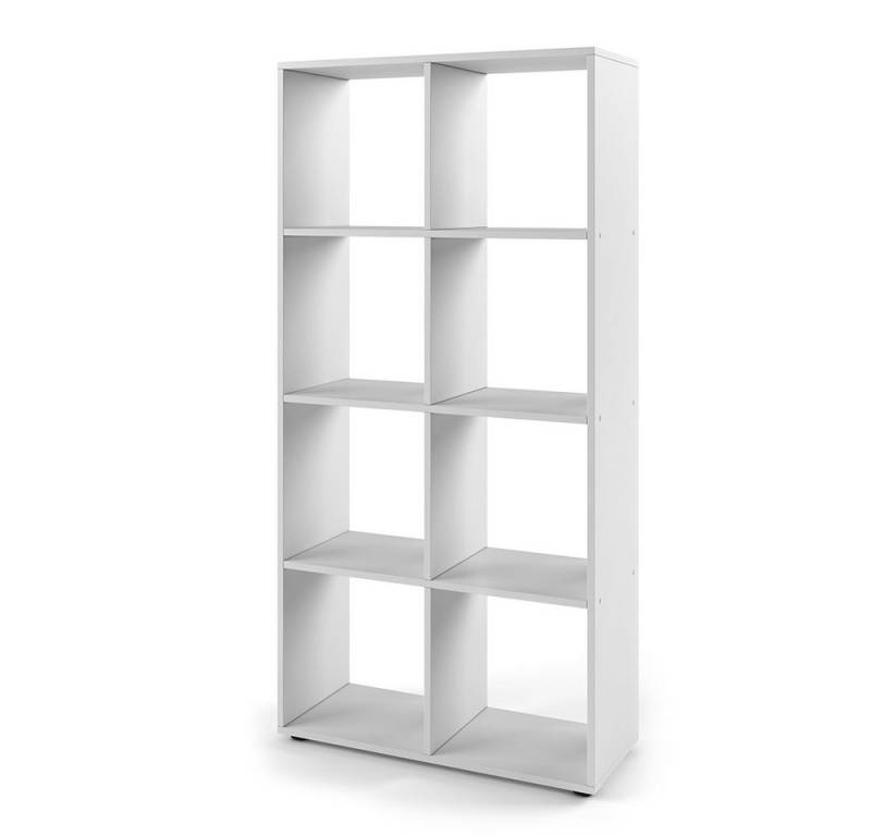Vicco Raumteiler Scutum, Weiß/Weiß, 143 x 72 cm von Vicco