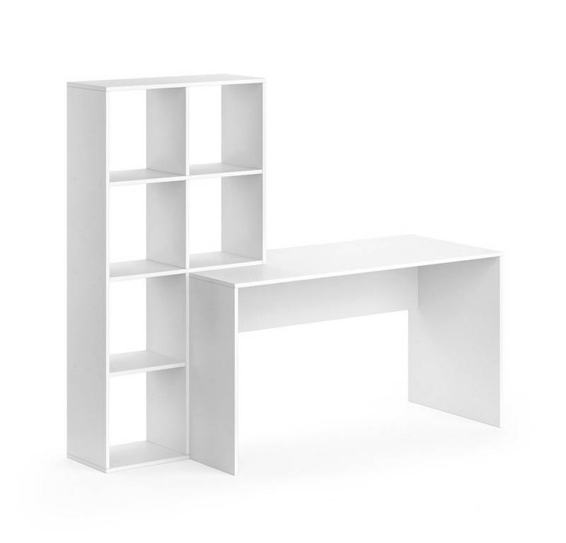 Vicco Schreibtisch Mara, Weiß, 59 x 166.8 cm von Vicco