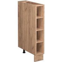 Küchenregal Fame-Line, Goldkraft Eiche, 15 cm ohne Arbeitsplatte Vicco von Vicco