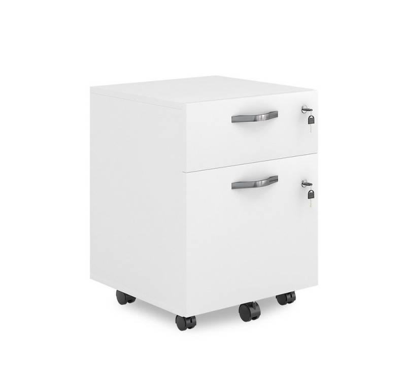 Vicco Rollcontainer Bregenz, Weiß, 40 x 53 cm abschließbar Vicco Rollcontainer Bregenz, Weiß, 40 x 53 cm abschließbar von Vicco