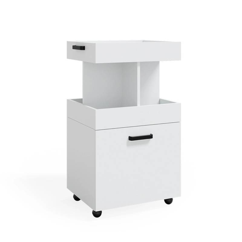 Vicco Rollcontainer Kamber Rollbare Küchen-Minibar Weiß 50x89 cm Vicco Rollcontainer Kamber Rollbare Küchen-Minibar Weiß 50x89 cm von Vicco