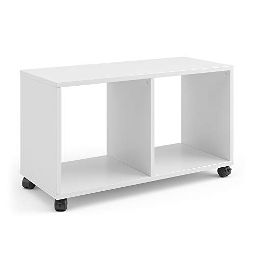 Vicco Kinderregal Luigi, Spielzeugregal für Faltboxen, Weiß, 72 x 42.4 cm von Vicco