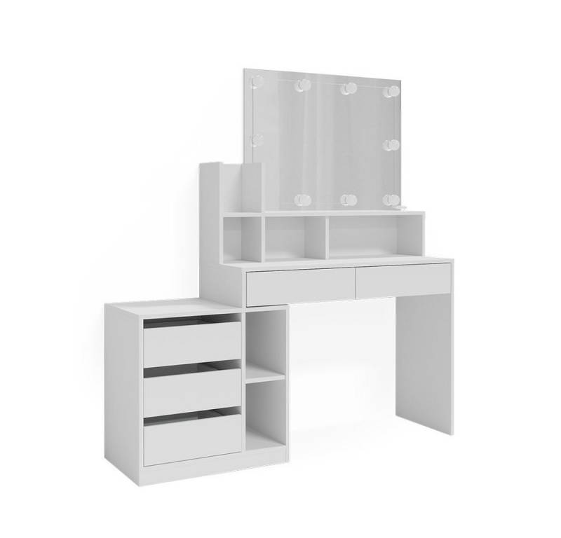 Vicco Schminktisch Anja, Weiß, 139.8 cm mit LED Beleuchtung Vicco Schminktisch Anja, Weiß, 139.8 cm mit LED Beleuchtung von Vicco