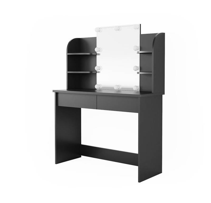 Vicco Schminktisch Charlotte, Schwarz, 108 cm mit LED Beleuchtung Vicco Schminktisch Charlotte, Schwarz, 108 cm mit LED Beleuchtung von Vicco