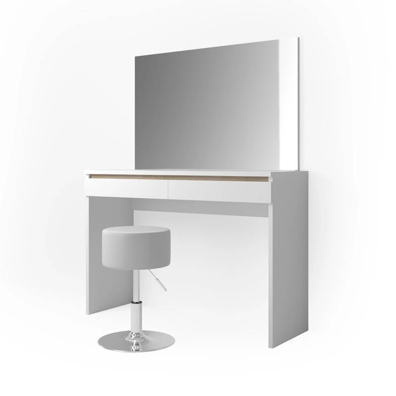 Vicco Schminktisch Emma Weiß 120 cm mit Hocker von Vicco