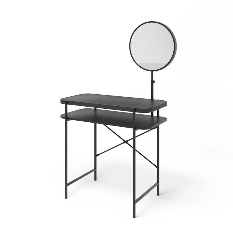 Vicco Schminktisch Skip Schwarz 80 cm mit Spiegel Vicco Schminktisch Skip Schwarz 80 cm mit Spiegel von Vicco