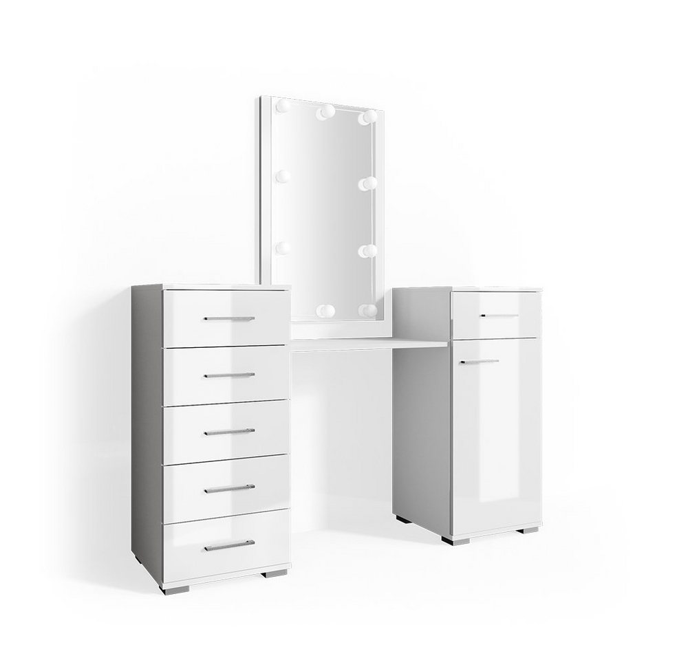 Vicco Schminktisch Zoe, Weiß, 140 cm mit LED Beleuchtung Vicco Schminktisch Zoe, Weiß, 140 cm mit LED Beleuchtung von Vicco