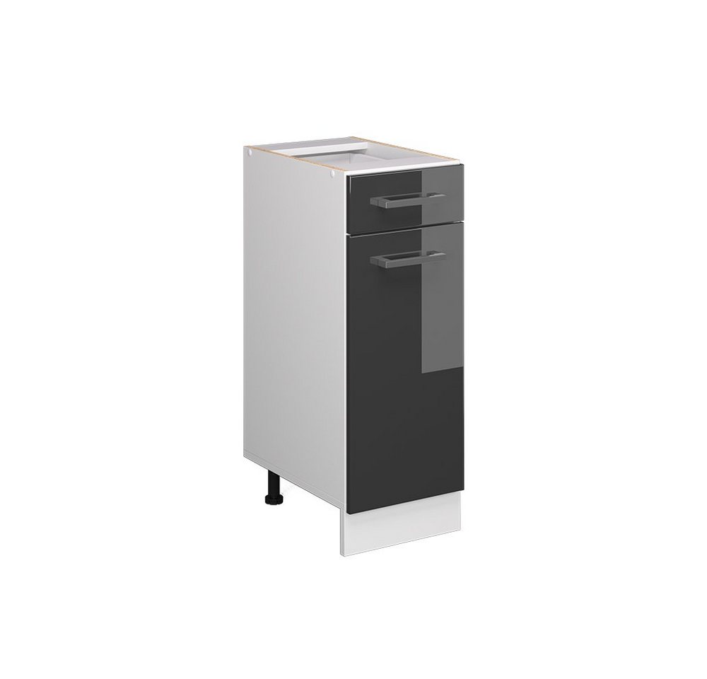 Vicco Schranksystem R-Line, Anthrazit Hochglanz/Weiß, 30cm mit Schublade, ohne AP Vicco Schranksystem R-Line, Anthrazit Hochglanz/Weiß, 30cm mit Schublade, ohne AP von Vicco