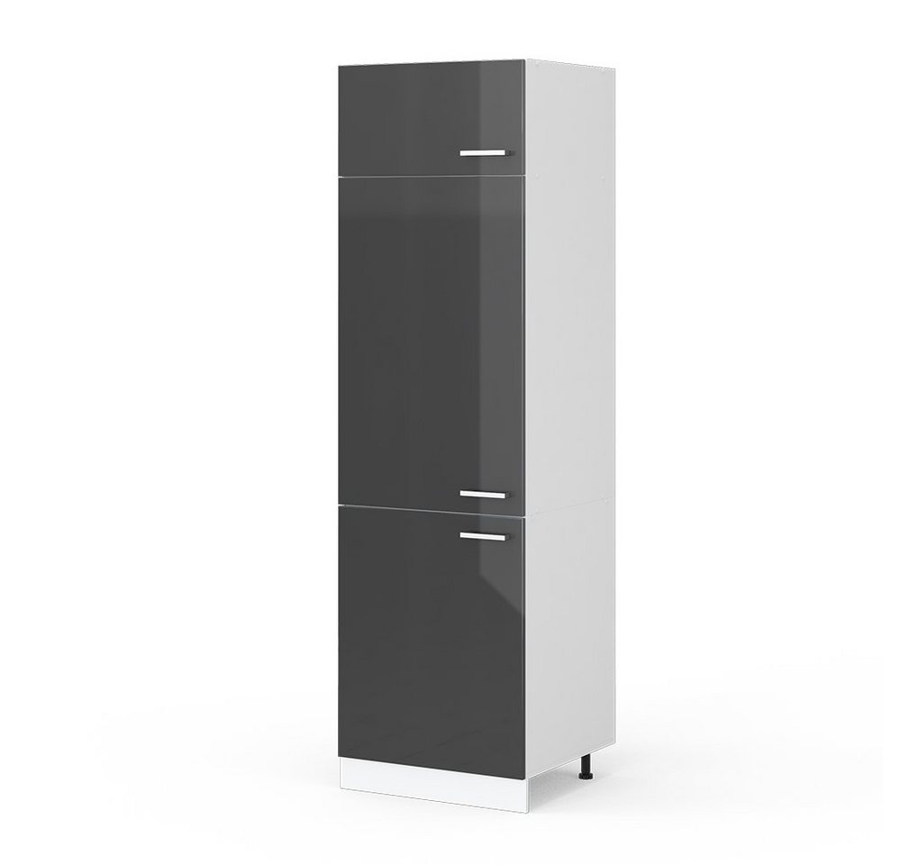 Vicco Schranksystem R-Line, Anthrazit Hochglanz/Weiß, 60 cm mit Türen Vicco Schranksystem R-Line, Anthrazit Hochglanz/Weiß, 60 cm mit Türen von Vicco