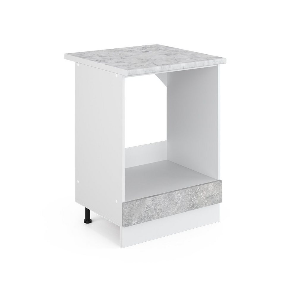 Vicco Schranksystem R-Line, Beton/Weiß, 60 cm mit Großnische, mit Arbeitsplatte Vicco Schranksystem R-Line, Beton/Weiß, 60 cm mit Großnische, mit Arbeitsplatte von Vicco