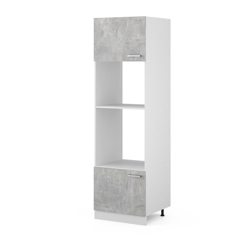 Vicco Schranksystem R-Line, Beton/Weiß, 60 cm mit offenen Regalen, und Türen Vicco Schranksystem R-Line, Beton/Weiß, 60 cm mit offenen Regalen, und Türen von Vicco