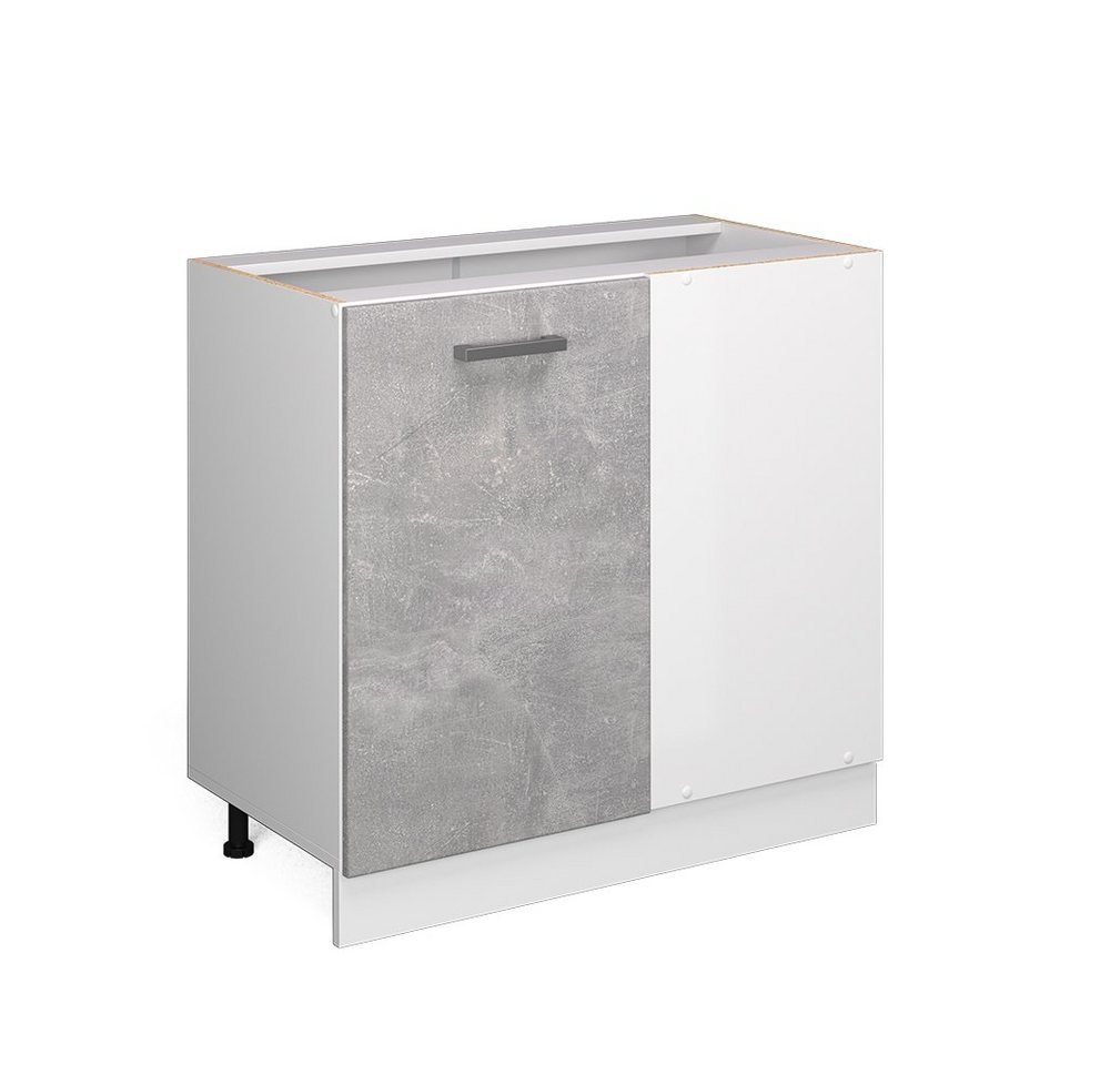 Vicco Schranksystem R-Line, Beton/Weiß, 86 cm mit Tür, ohne Arbeitsplatte Vicco Schranksystem R-Line, Beton/Weiß, 86 cm mit Tür, ohne Arbeitsplatte von Vicco