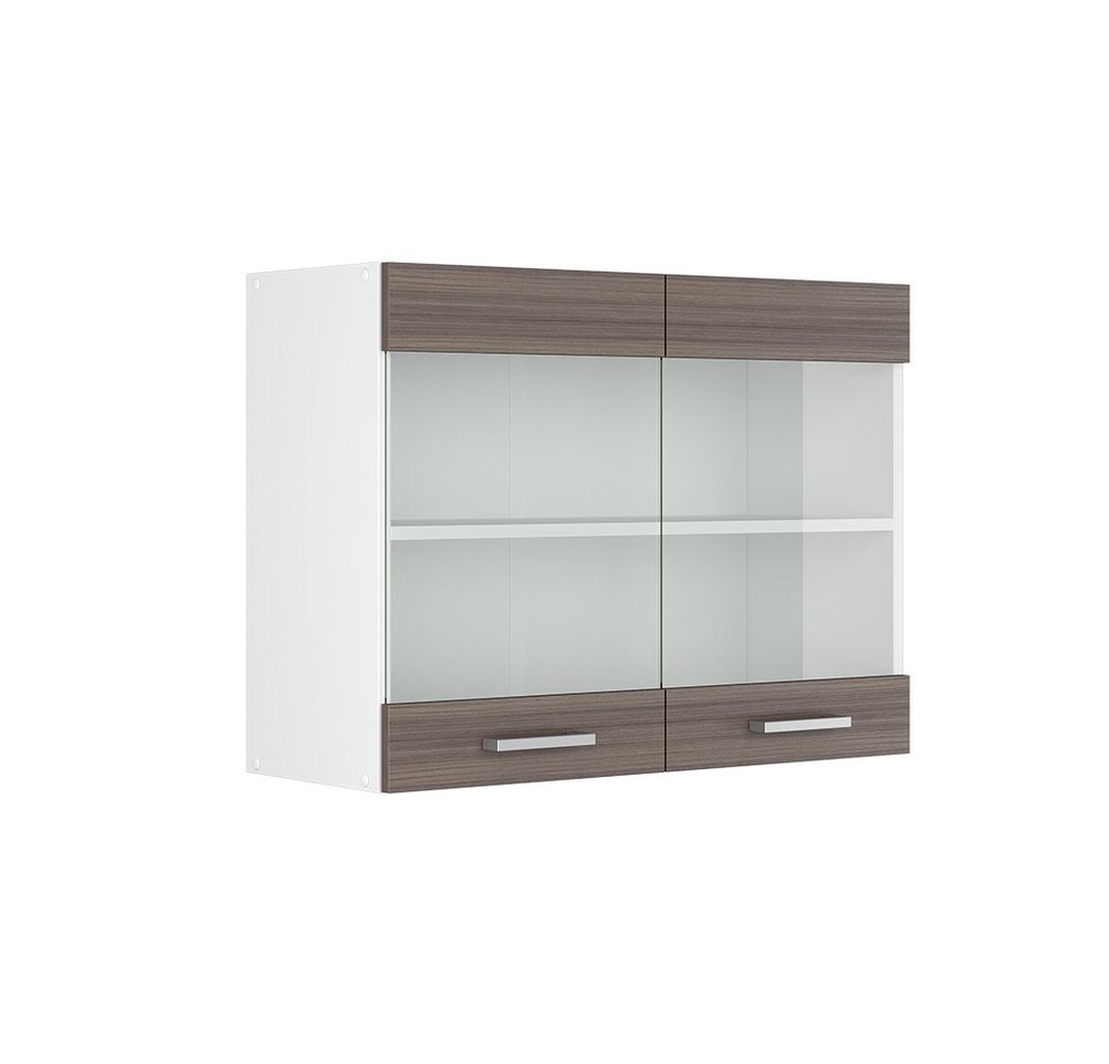 Vicco Schranksystem R-Line, Grau/Weiß, 80 cm mit Glastüren Vicco Schranksystem R-Line, Grau/Weiß, 80 cm mit Glastüren von Vicco