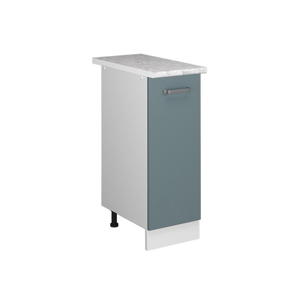 Vicco Schranksystem R-Line, Blau-Grau/Weiß, 30 cm mit Tür, mit Arbeitsplatte Vicco Schranksystem R-Line, Blau-Grau/Weiß, 30 cm mit Tür, mit Arbeitsplatte von Vicco