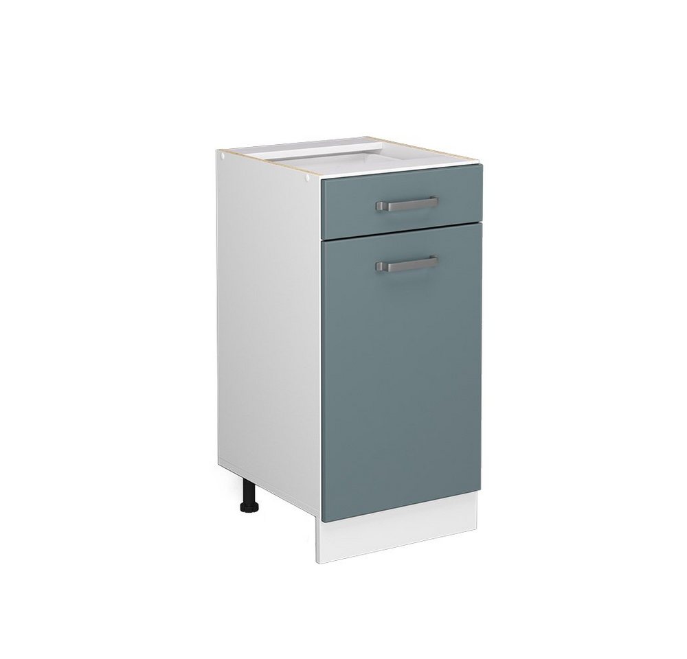 Vicco Schranksystem R-Line, Blau-Grau/Weiß, 40 cm mit Schublade, ohne Arbeitsplatte Vicco Schranksystem R-Line, Blau-Grau/Weiß, 40 cm mit Schublade, ohne Arbeitsplatte von Vicco