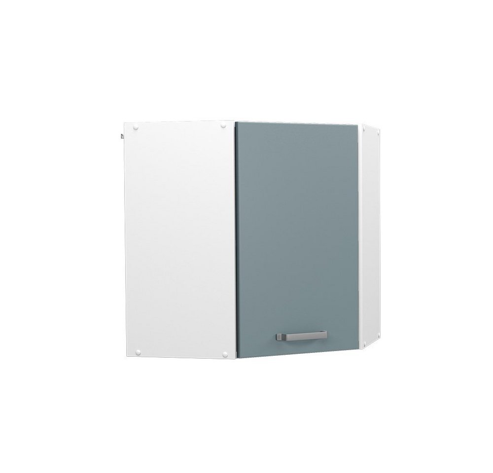Vicco Schranksystem R-Line, Blau-Grau/Weiß, 57 cm Eckhängeschrank mit Tür Vicco Schranksystem R-Line, Blau-Grau/Weiß, 57 cm Eckhängeschrank mit Tür von Vicco