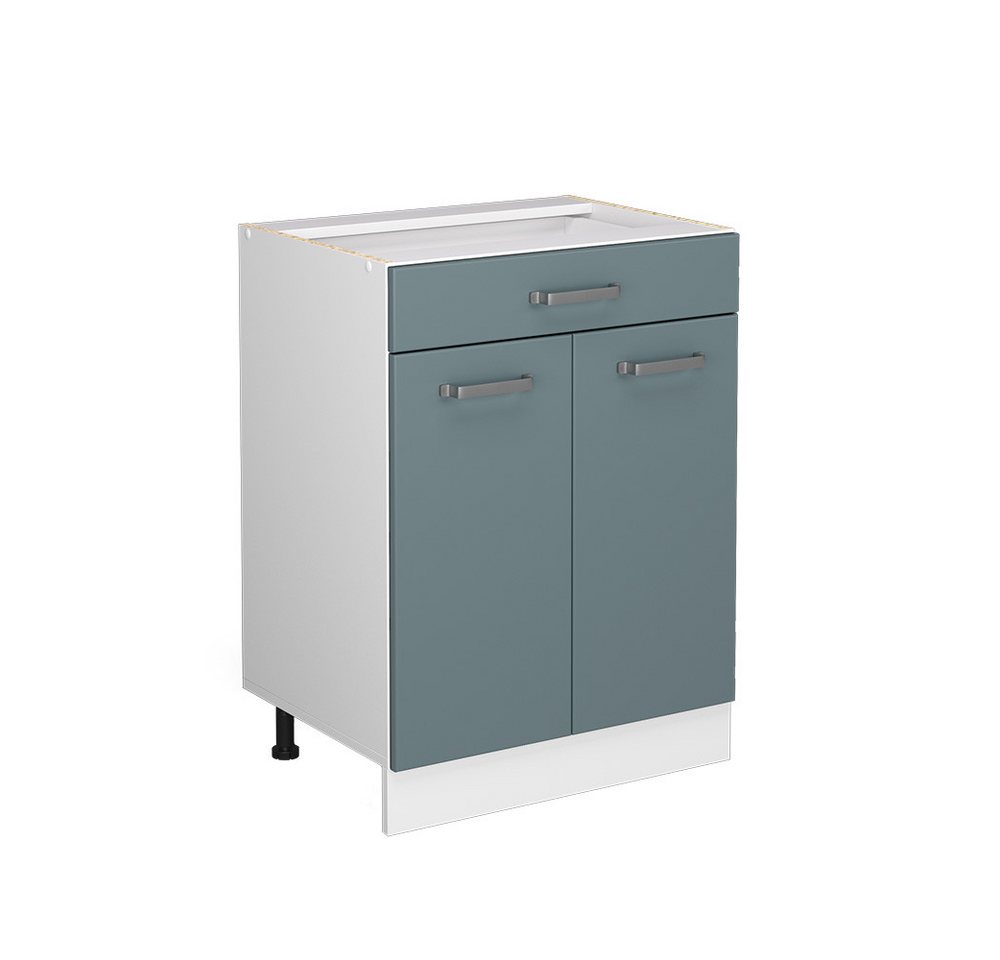 Vicco Schranksystem R-Line, Blau-Grau/Weiß, 60 cm mit Schubladen, ohne Arbeitsplatte Vicco Schranksystem R-Line, Blau-Grau/Weiß, 60 cm mit Schubladen, ohne Arbeitsplatte von Vicco