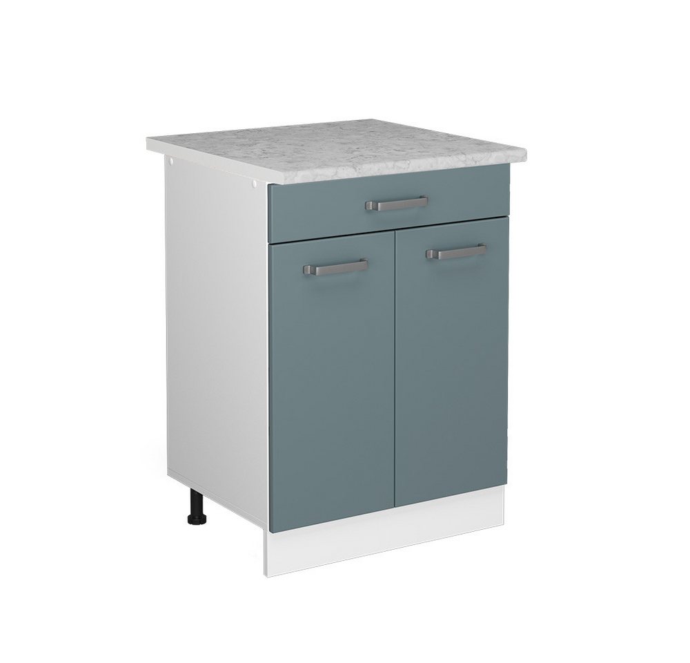 Vicco Schranksystem R-Line, Blau-Grau/Weiß, 60 cm mit Schubladen Vicco Schranksystem R-Line, Blau-Grau/Weiß, 60 cm mit Schubladen von Vicco