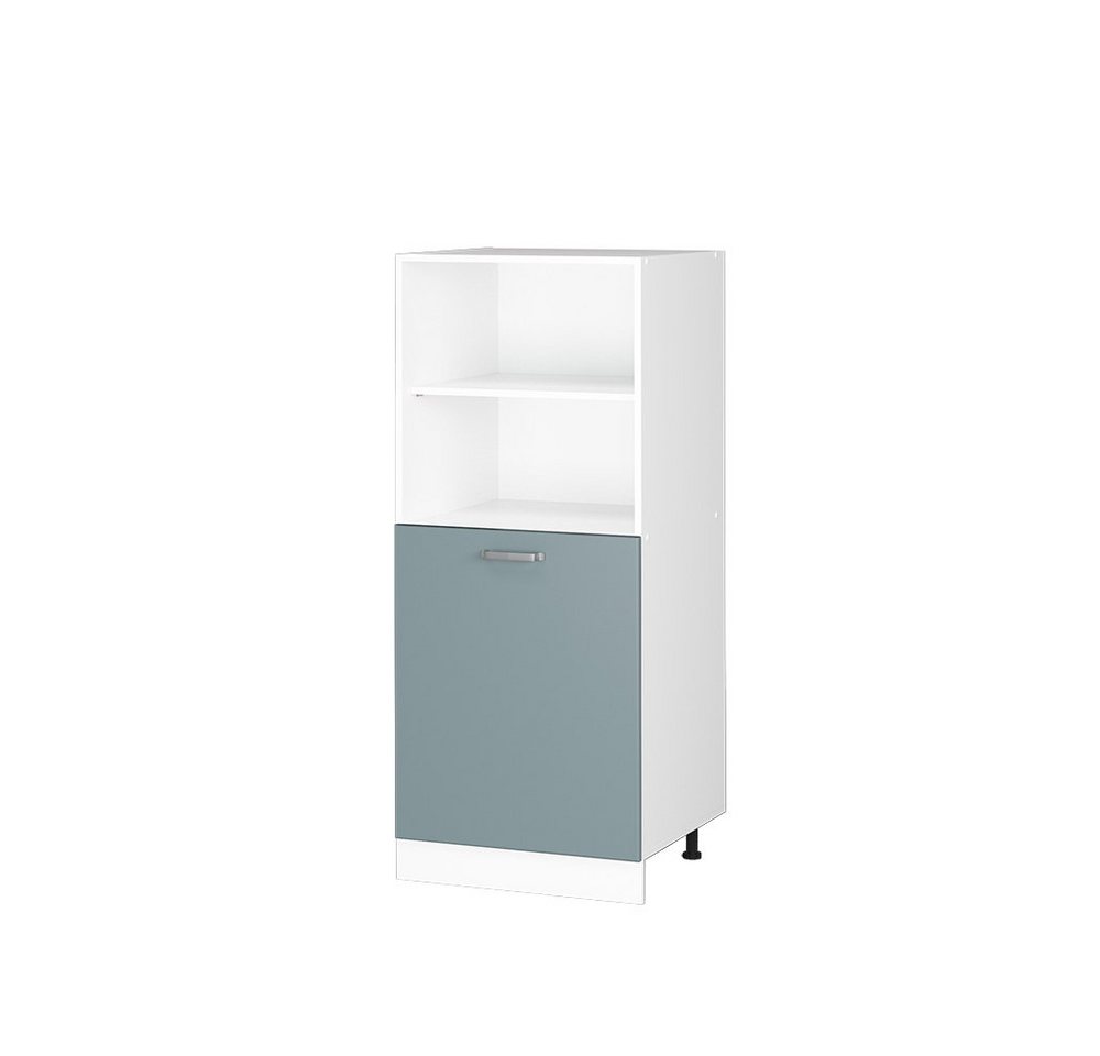 Vicco Schranksystem R-Line, Blau-Grau/Weiß, 60 cm mit offenen Regalen, und Tür Vicco Schranksystem R-Line, Blau-Grau/Weiß, 60 cm mit offenen Regalen, und Tür von Vicco