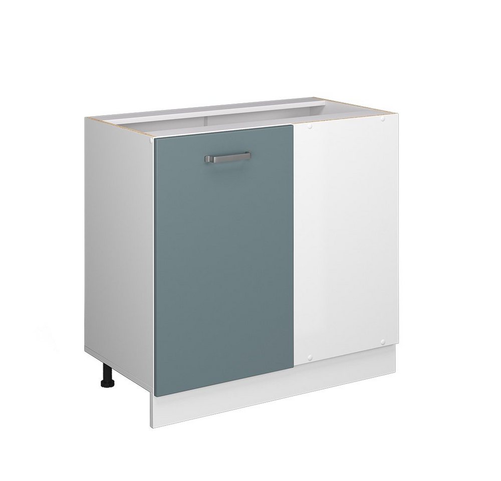 Vicco Schranksystem R-Line, Blau-Grau/Weiß, 86 cm mit Tür, ohne Arbeitsplatte Vicco Schranksystem R-Line, Blau-Grau/Weiß, 86 cm mit Tür, ohne Arbeitsplatte von Vicco
