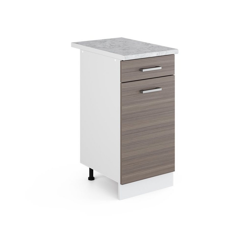 Vicco Schranksystem R-Line, Grau/Weiß, 40 cm mit Schublade, mit Arbeitsplatte Vicco Schranksystem R-Line, Grau/Weiß, 40 cm mit Schublade, mit Arbeitsplatte von Vicco