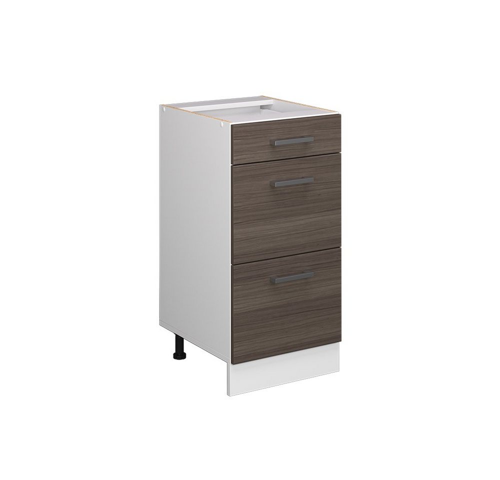 Vicco Schranksystem R-Line, Grau/Weiß, 40 cm mit Schubladen, ohne Arbeitsplatte Vicco Schranksystem R-Line, Grau/Weiß, 40 cm mit Schubladen, ohne Arbeitsplatte von Vicco