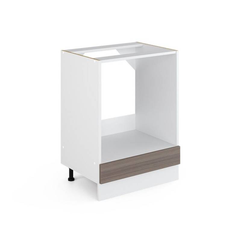 Vicco Schranksystem R-Line, Grau/Weiß, 60 cm mit Großnische, ohne Arbeitsplatte von Vicco