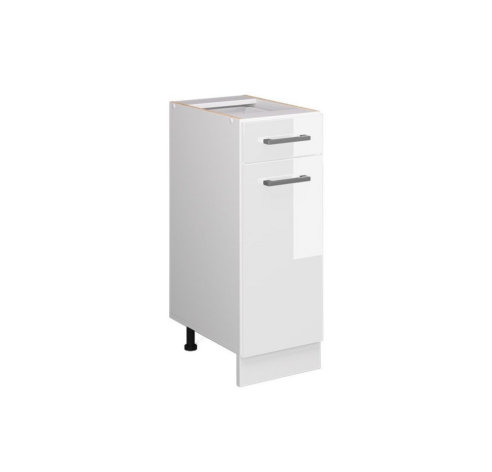 Vicco Schranksystem R-Line, Weiß Hochglanz/Weiß, 30 cm mit Schublade, ohne Arbeitsplatte Vicco Schranksystem R-Line, Weiß Hochglanz/Weiß, 30 cm mit Schublade, ohne Arbeitsplatte von Vicco